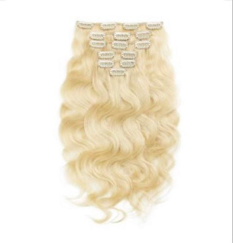 Seamless Virgin Hair Clip Ins - Honeys Luv Hair 