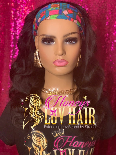 HEADBAND& HALF WIG - Honeys Luv Hair 